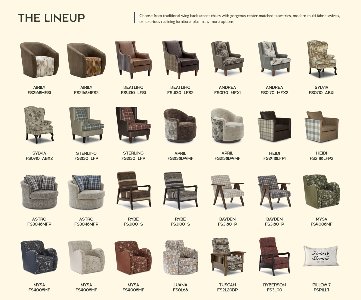 Field & Stream - Furniture Lineup